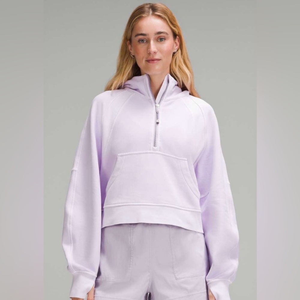 Lululemon Scuba Oversized Half-Zip Hoodie
Mineral Dye Purple Cosmos 🦄